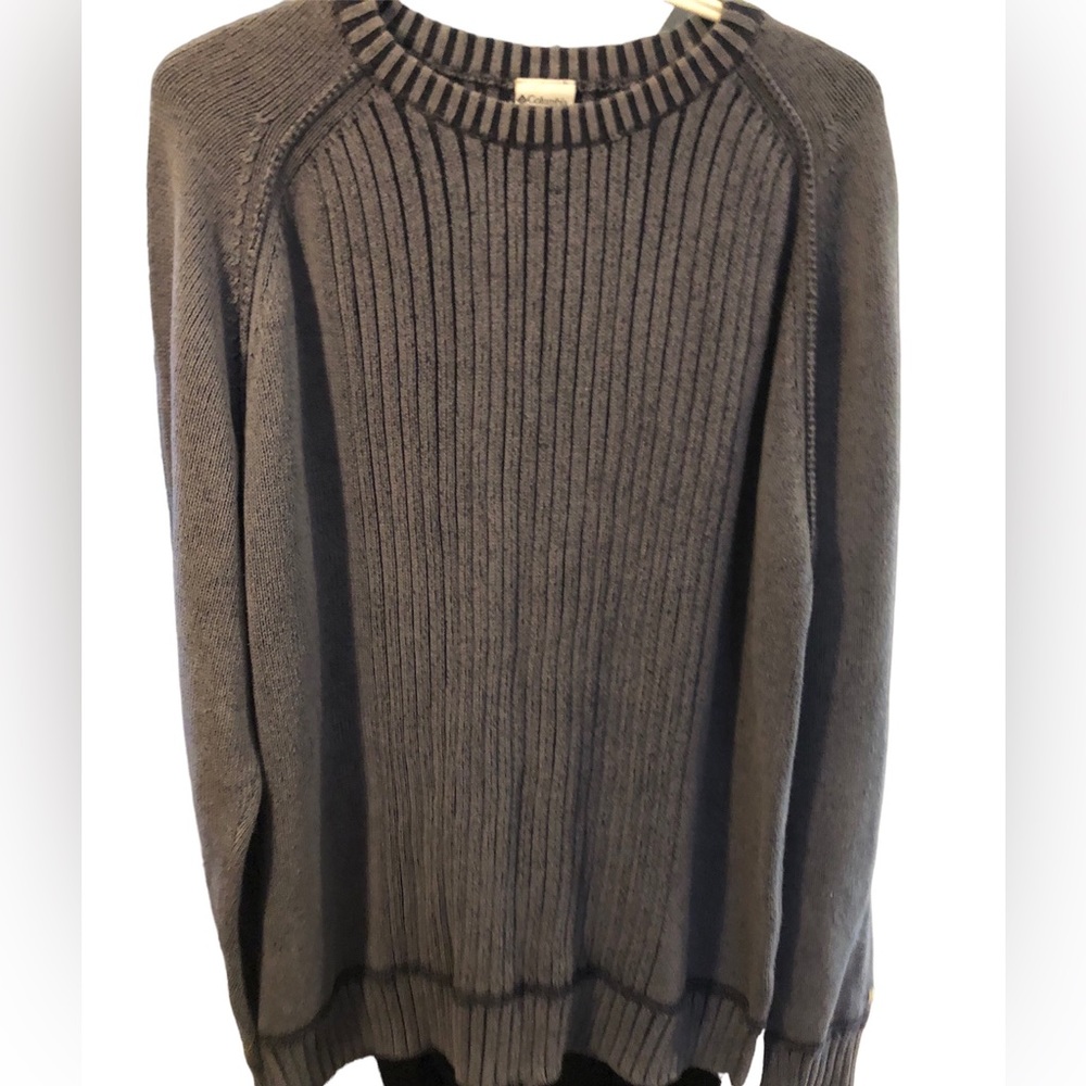 Columbia Cotton Mens Sweater Large